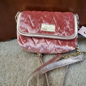 **Sale** Betsey Johnson rose gold crossbody